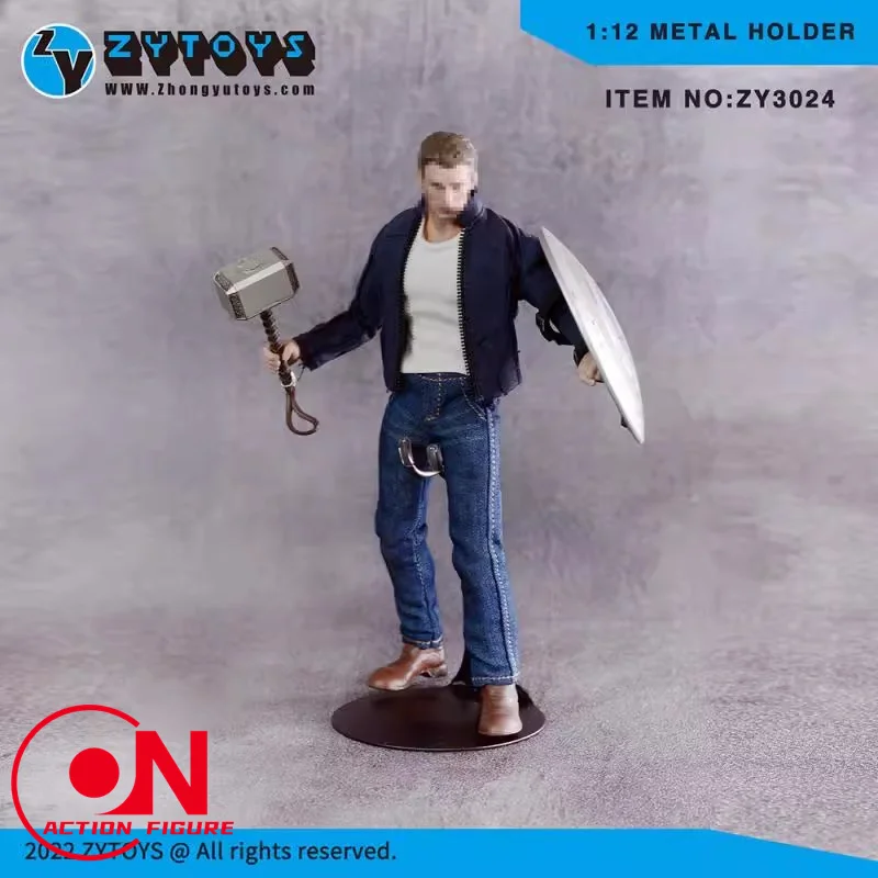 ZYTOYS 1/12 Scale ZY3024 ZY3025 Soldier Holder U-Type C-Typer Action Figure Bracket Stand For 6-inch Action Figure Body Dolls