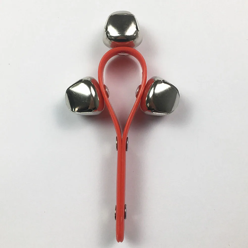 

2 Pcs H Percussion Instrument bell Toys Durable Material Bright Sound Kids Tambourine Shaking Instrument Music Educational