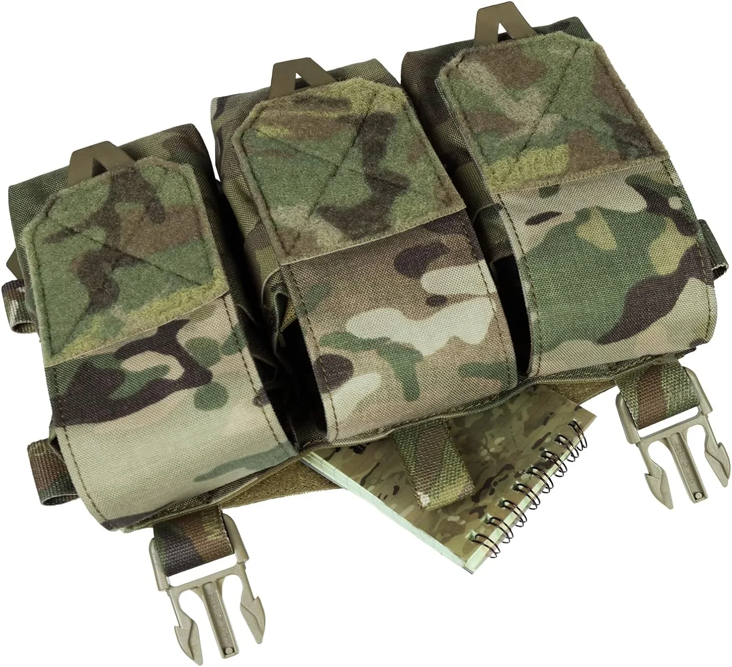 Imagem -02 - Bolsa de Revista Tripla Yakeda com Liberação Rápida Mag Pouch Insert Utx Buckles Combinado 5.56 7.62 Titular