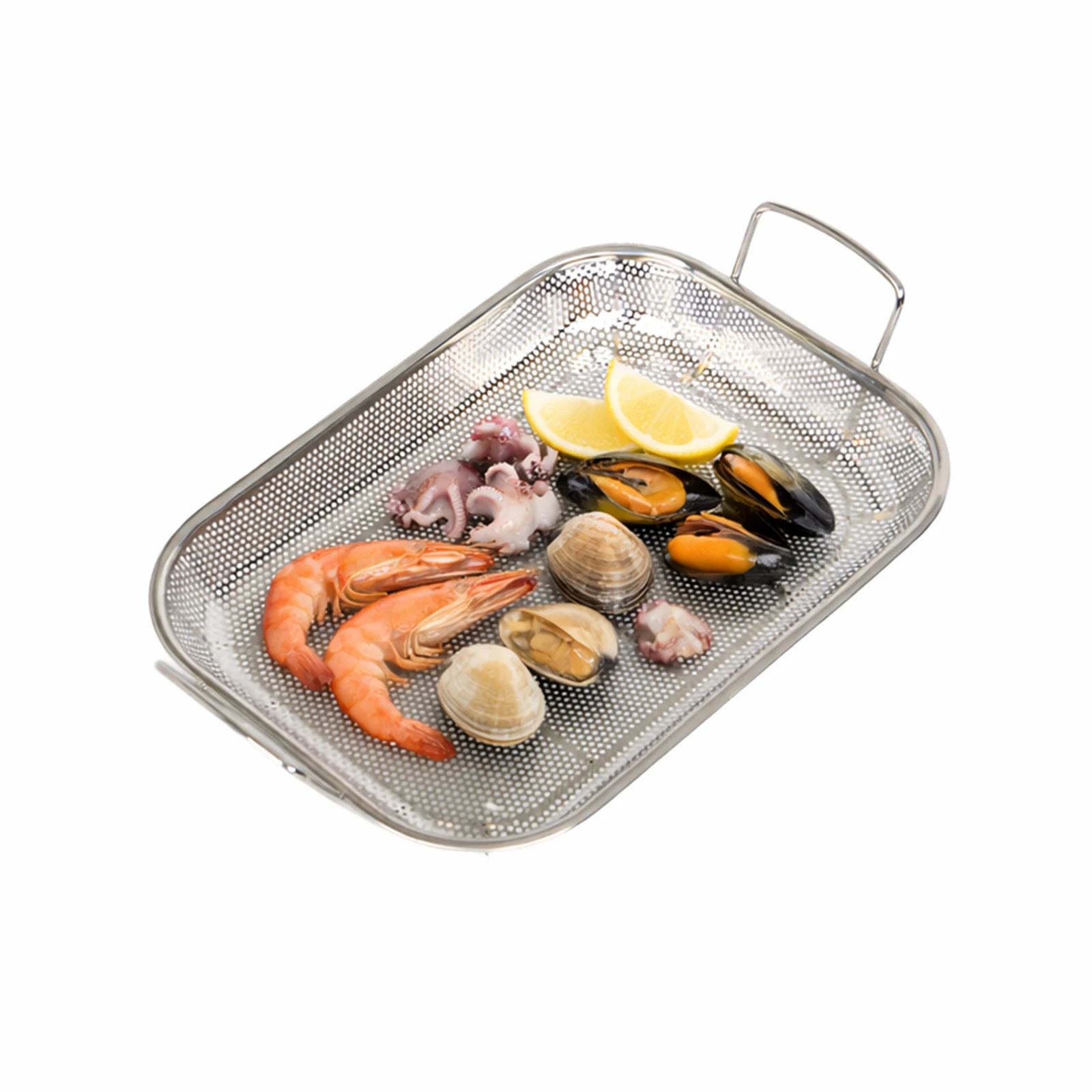

tastyWay Grill Basket For Veggies Stainless Steel Grilling Basket Large Vegetable BBQ Basket for Charcoal and Gas Grill