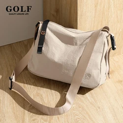 GOLF Unisex Shoulder Bag Men Lightweight Crossbody Ladies Bag Cross Body Casual Purse Bags Waterproof Large Anti Theft Messenger