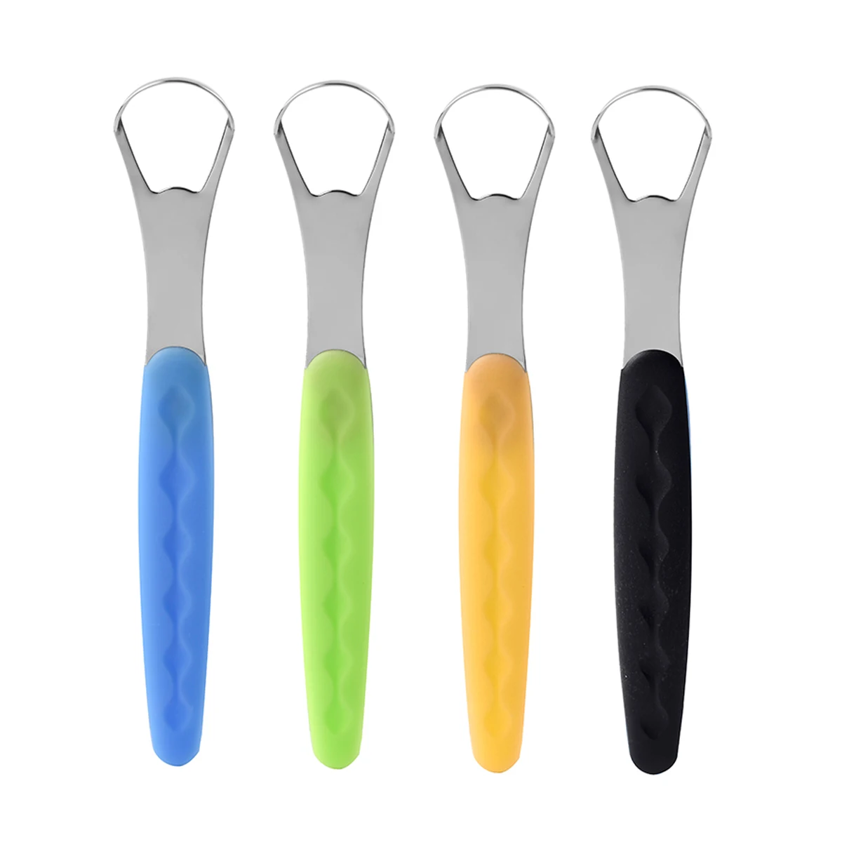 

Tongue Cleaner Portable Case Stainless Steel Color Tongue Scraper Adult To Remove Bad Breath Mouth Cleaner Board Reuse Oral Care