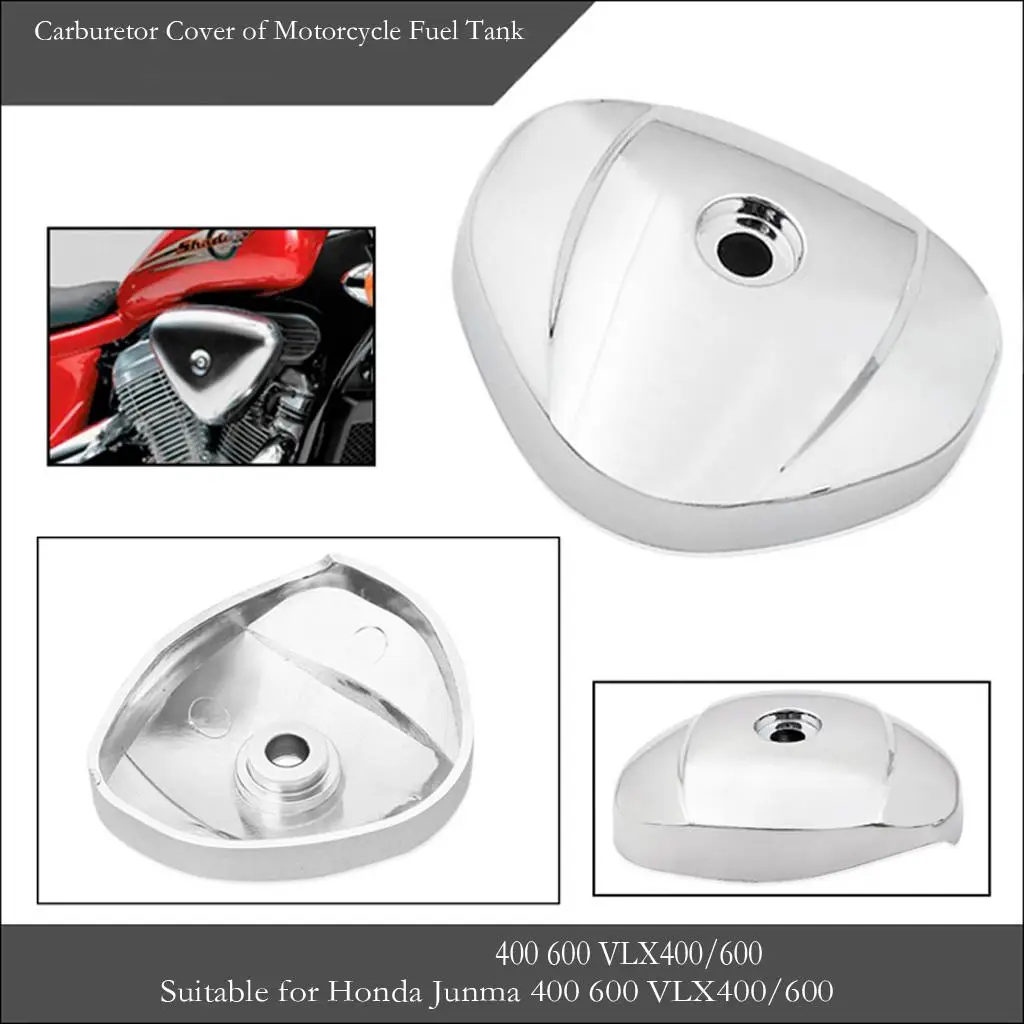 Throttle Link Cover Panel Chrome Finish Carburetor Protector Plastic Upgrade for Steed400 and Steed 600 Motorcycles