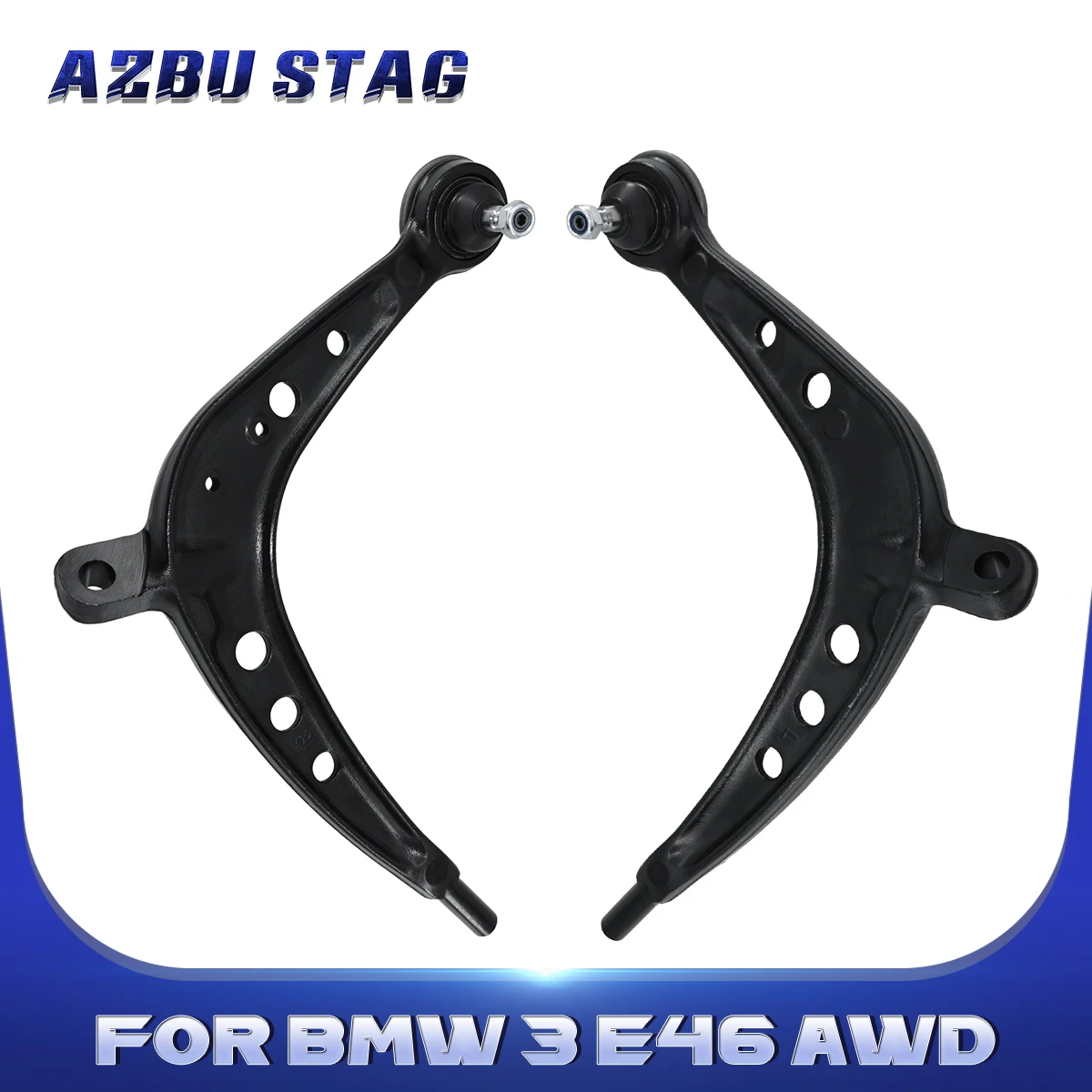 

AzbuStag 2Pcs Front Lower Control Arm Suspension Kit for BWM 3 E46 325xi 330xi AWD 2001 2002 2003 2004 2005 31126758533