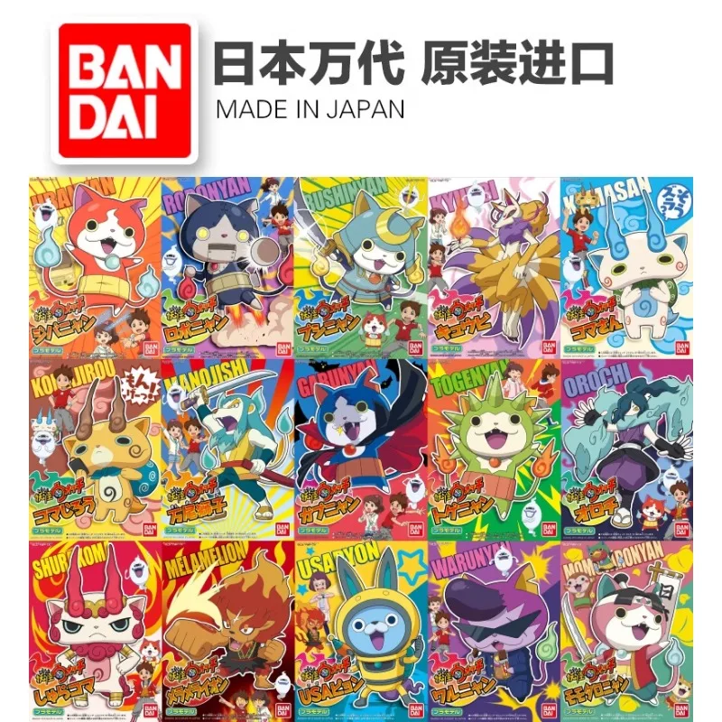 

Фигурка героя Bandai, модель героя аниме Jibanyan Komajiro, коллекция игрушек, подарок для детей