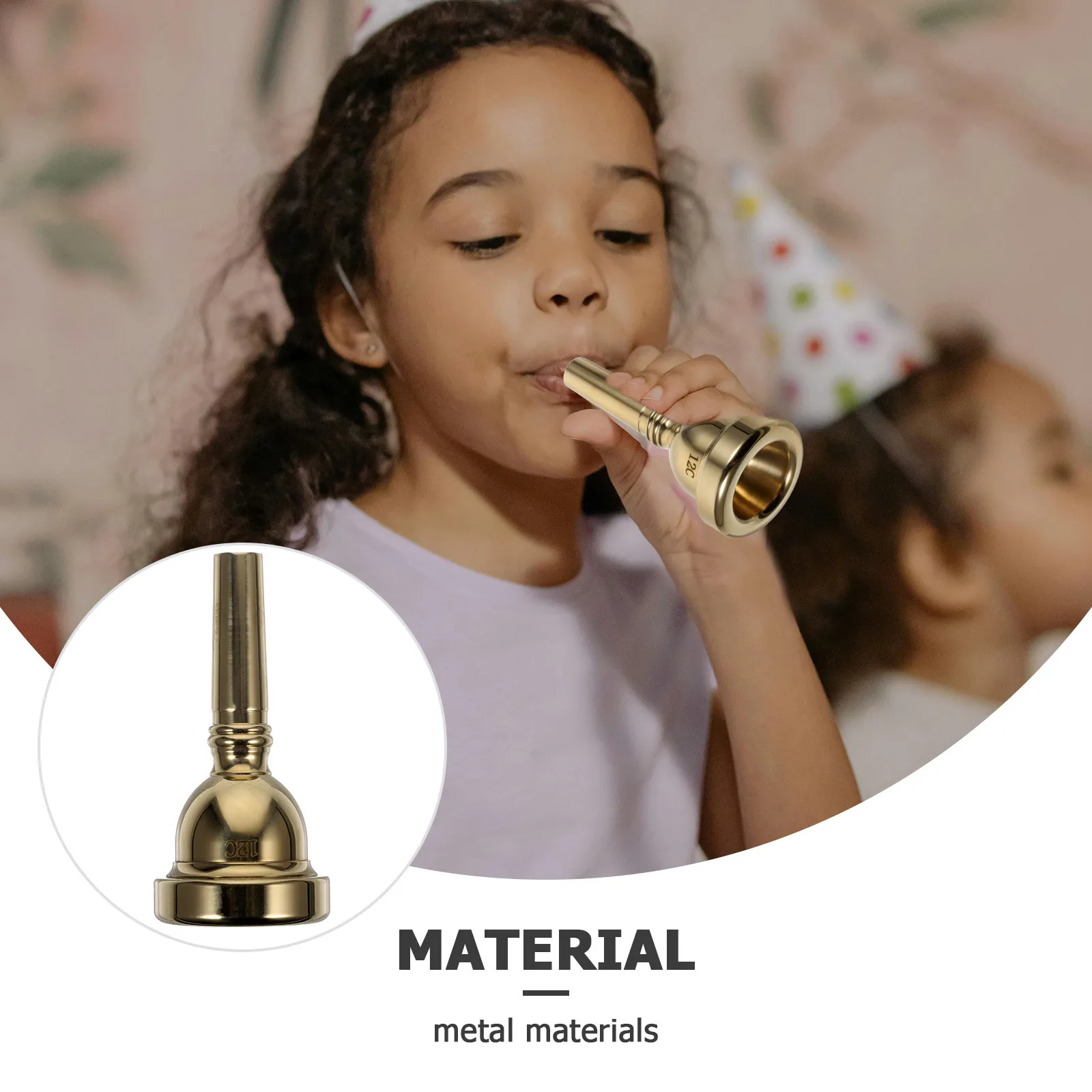 

Alto Trombone Mouthpiece Metal For Professional Beginner Players Durable Mouthpiece For Trombone Accessories Instrument