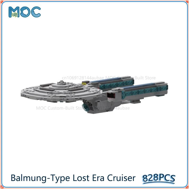 

MOC Building Blocks Balmung-Type Lost Era Cruiser Model DIY Assemble Bricks Space Display Collection Creative Toys Gifts 828PCS