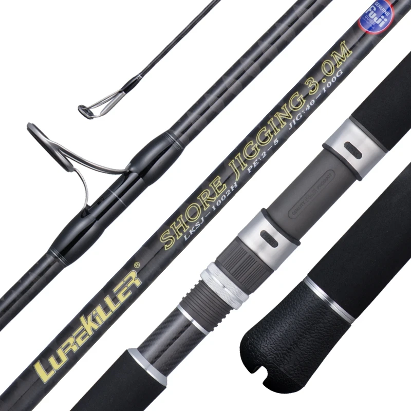 

Lurekiller full Fuji parts shore jigging boat rod Ocean popping rod 2.7m/3.0m pe 2-5 Saltwater Spinning Rod