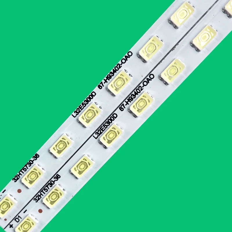 Untuk Toshiba L32E5390A-3D strip 32CL300C Bar cahaya LCD TV 35.8CM 36LED 100% strip lampu latar LED baru