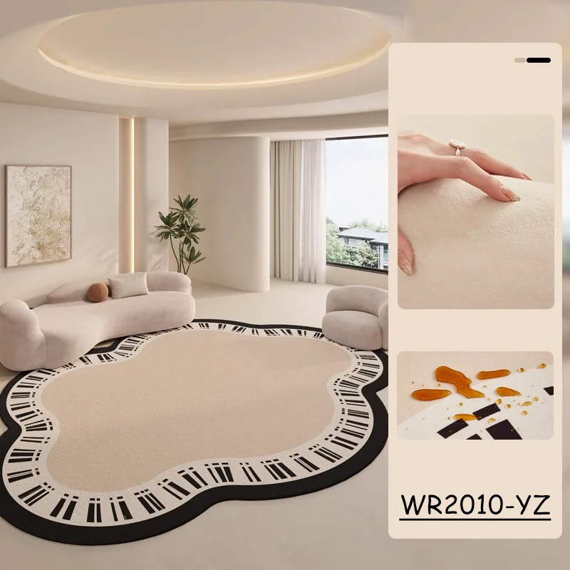 

Living Room Carpet Clouds Irregular Shape Large Area Bedroom Mat Machine Washable Foldable Soft Home Decoration Rugs Ковер Tapis
