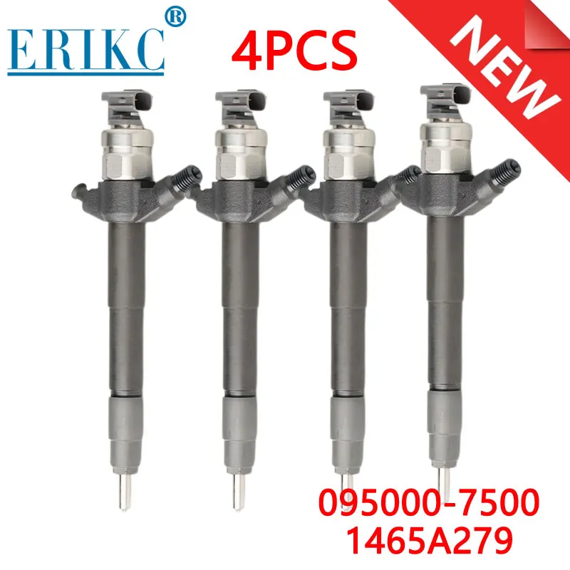 4PCS 095000-7500 1465A279 Diesel Common Rail Fuel Injector Nozzle 095000-7501 for Mitsubishi Pajero