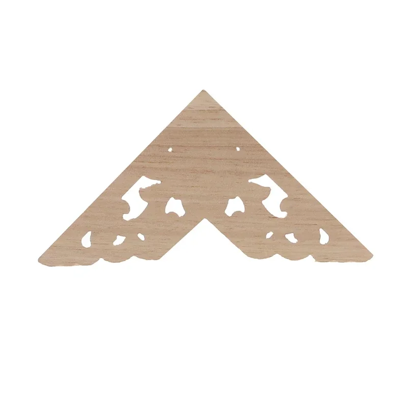 Apliques florales decorativos para muebles de madera maciza de estilo europeo, parche para puerta, armario de flores, cama tallada en cruz