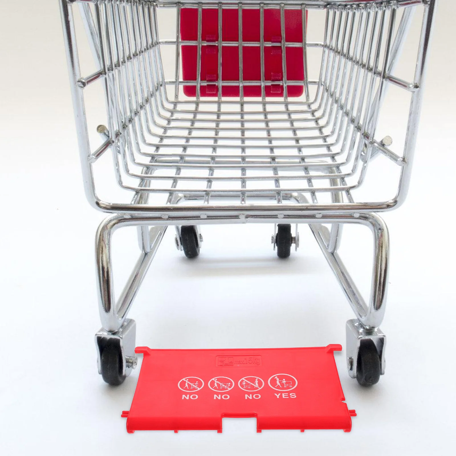 Carrito de compras para niños pequeños, cubierta de asiento de seguridad duradera, fácil instalación para compras prácticas, carrito de comestibles para niños