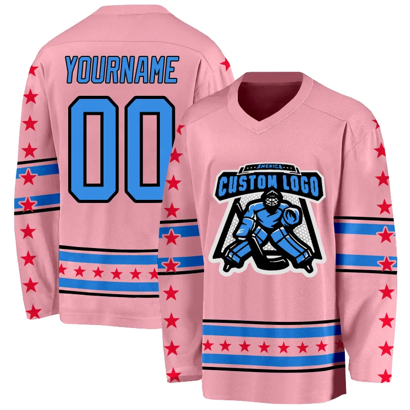 Personalized stars and stripes Hockey Jersey Custom You Name Number Women Men Hockey Jersey Competition Training Jerseys