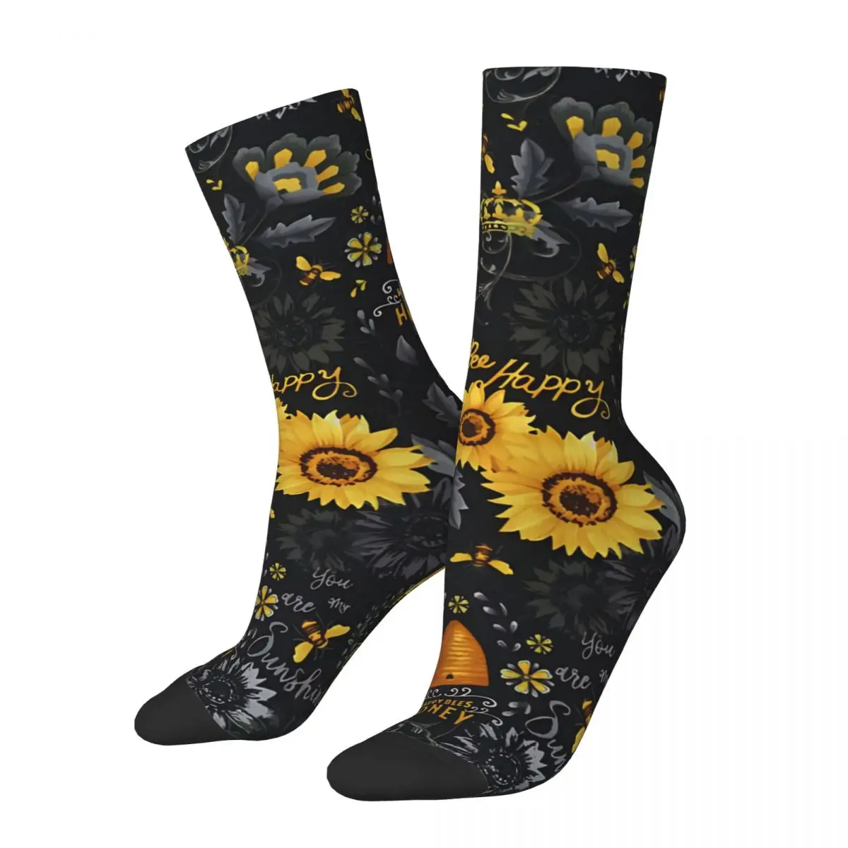 Daisy Unisex Winter Socks Outdoor Happy Socks Street Style Crazy Sock