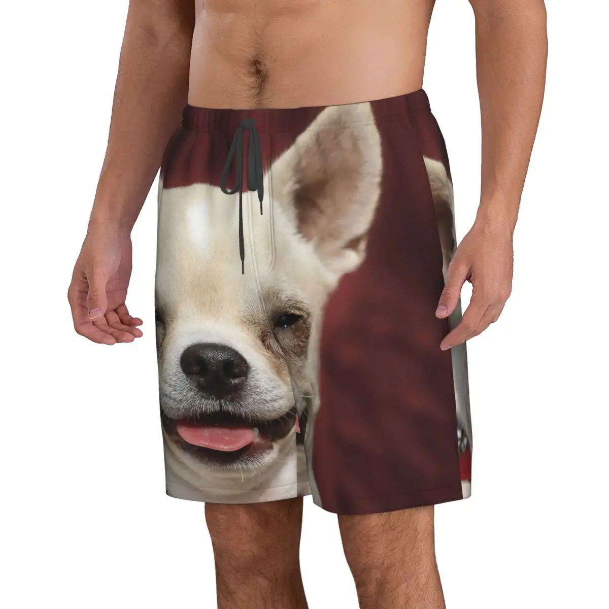 Funny Dog Memes That Will Have You Rolling Men's Beach Shorts Fitness Quick-drying Swimsuit Funny Street Fun 3D Shorts