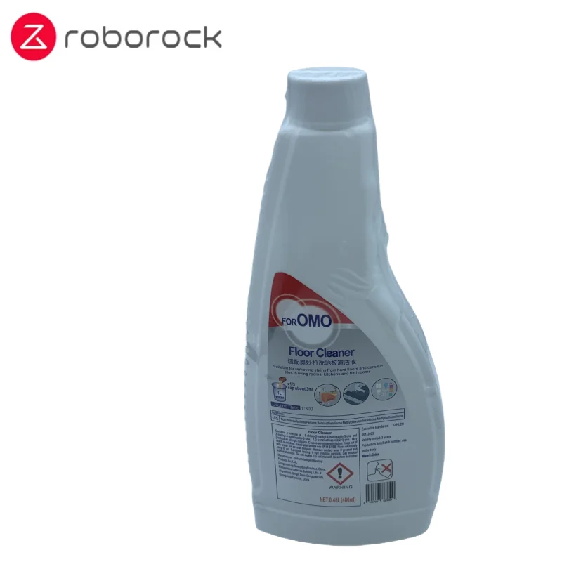 OMO 480ML Floor Cleaning Liquid for Roborock S8 Pro Ultra/S8/S8+/Dyad/Q5/Q7 Series S7 Max Ultra/S7MaxV Plus Vacuum Cleaner Parts