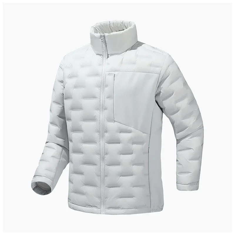 2026 New Lightweight Men's Down Jacket with 90% Duck Down Fill, Warm Winter Outerwear Coat Navy Blue (5 Colors) S-3XL