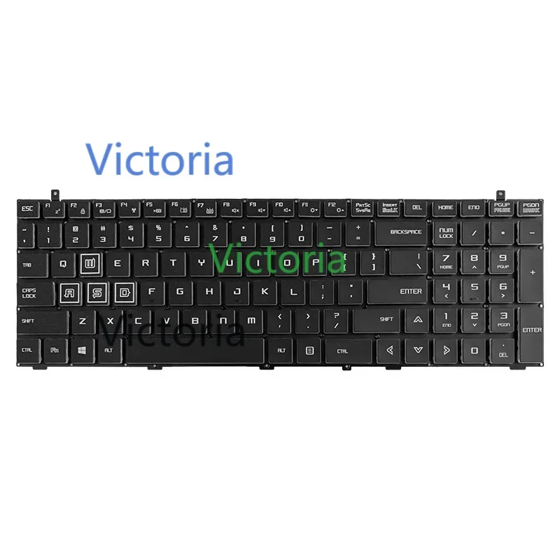 Nuevo teclado de repuesto para ordenador portátil Compatible con MACHENIKE T90 PLUS X3-S X8Ti-s X8 PRO T7-A P-760