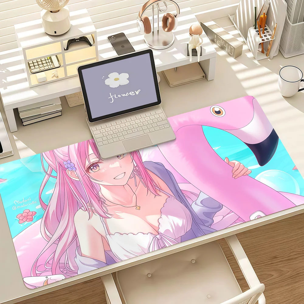 Blue Archive Misono Mika Mouse Pad Anime Large Mousepad Laptop Office Mouse Mats Rubber Table Pc Gaming HD Printing Non-Slip Mat