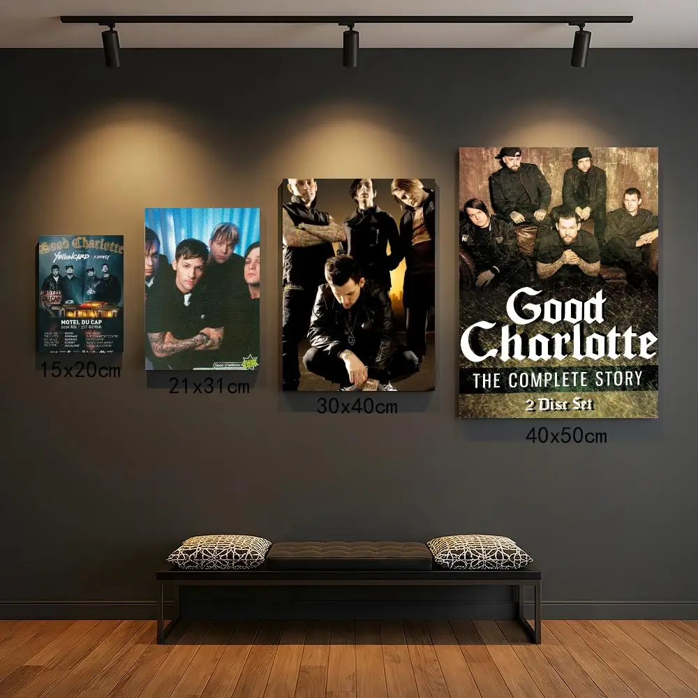 band G-Good Charlotte-E Painting Calligraphy Boho Botanical Decor for Living Room  Elegant Home Style