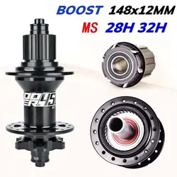 Koozer 450 Micro Spline k7 cube Mtb hubs rear noisy hub 28 32 hole boost 5x141 QR 12x148mm THRU TA Bicycle Hubs 12S ms cubes