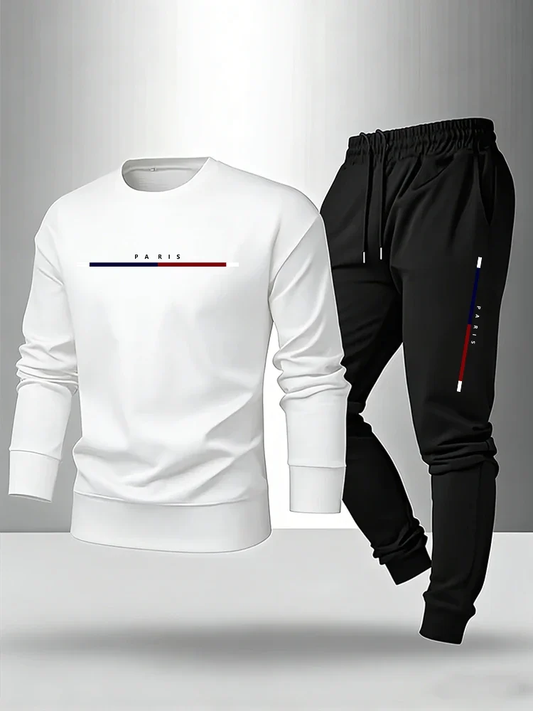 

New Mens Tracksuit Best Seller Casual O-Neck Sweatshirt Outdoor Sports Jogging Man Clothing 2026 Fashion Single Piece Tops Pants
