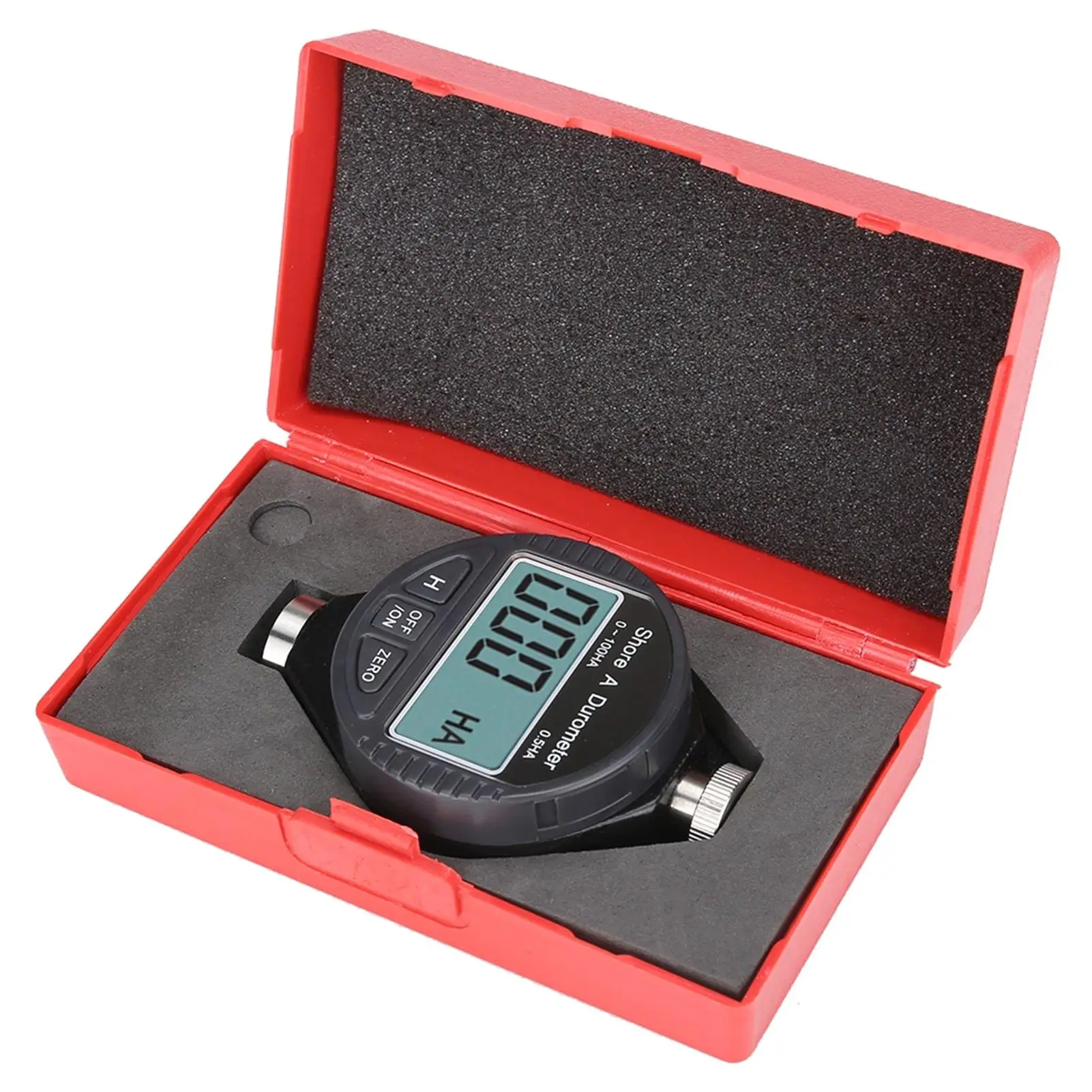 100HD Digital Durometer Shore Hardness Tester with LCD Display for Rubber Measurement