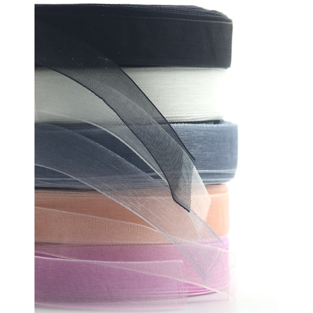 15MM 5M/Batch Organza Satin Yarn With Home Gift Decoration DIY Jewelry Dance Festival Gift Box Decoration