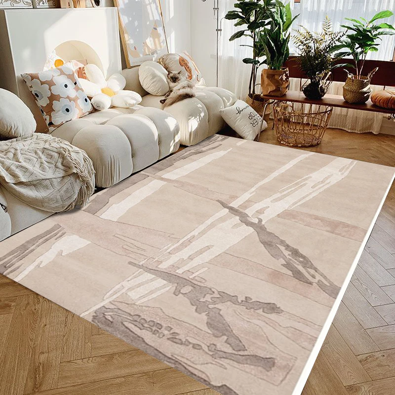 Minimalist Nordic Rug for Bedroom Living Room Modern Abstract Floor Carpet Soft Large Area Mat Coffee Table Decoration