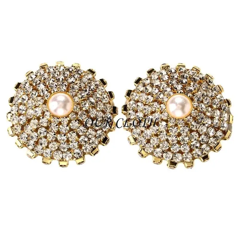 

Women Pearl Rhinestones Pasties Crystal Diamond Breast Nipple Cover Body Jewelry Y1AC