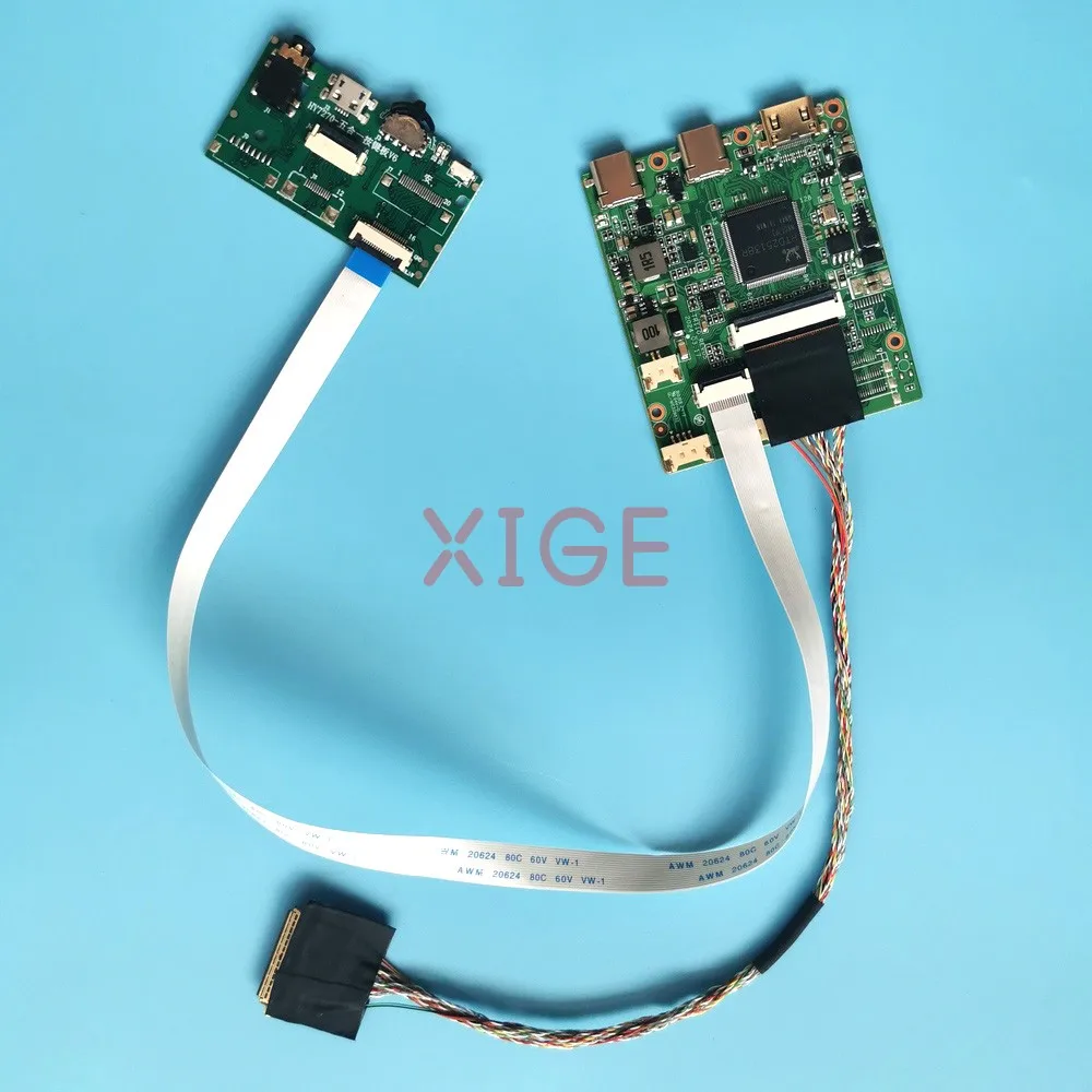 

Для LTN140AT16-201/D01/L01 1366x768 LVDS 40-контактный TYPE-C 14-дюймовый матричный экран для ноутбука Mini-HDMI USB-C плата драйвера DIY Kit