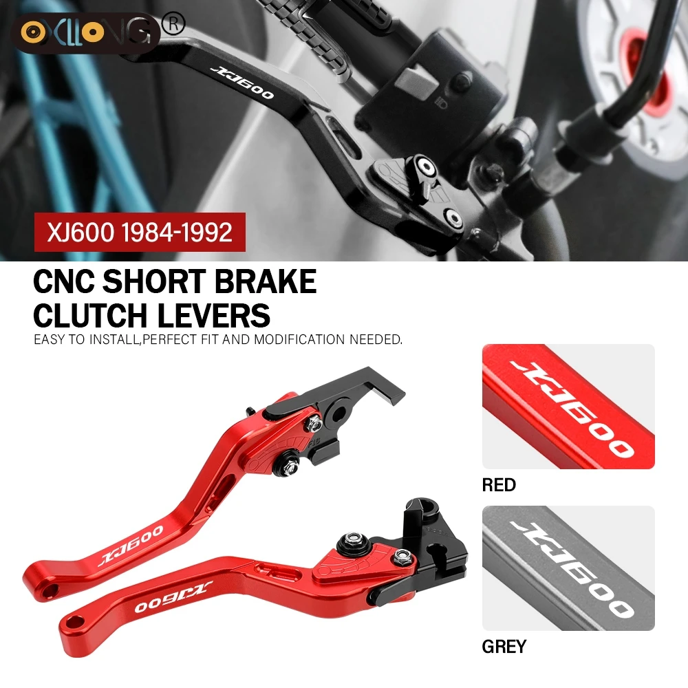 CNC Motorcycle Short Brake Clutch Levers Accessories Parts For YAMAHA XJ600 1984 1985 1986 1987 1988 1989 1990 1991 1992