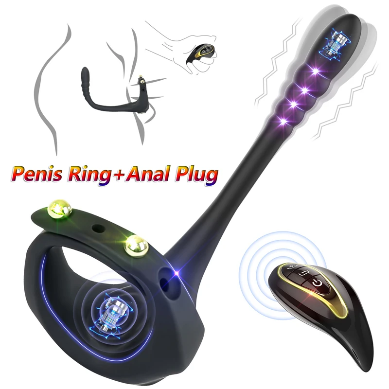 Telescopische Anale Vibrator Prostaat Stimulator Butt Plug Afstandsbediening Masturbator Vrouwen Kont Anale Dildo Vibrator Speeltjes Voor Mannen