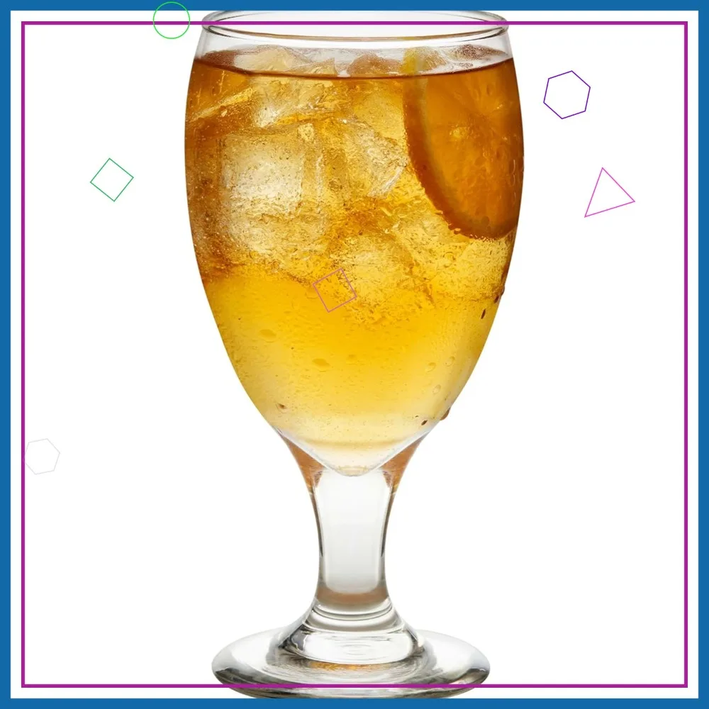 

Набор классических стеклянных бокалов (12 шт.), 16,25 унций, можно мыть в посудомоечной машине, для чая, сангрии, вечеринок