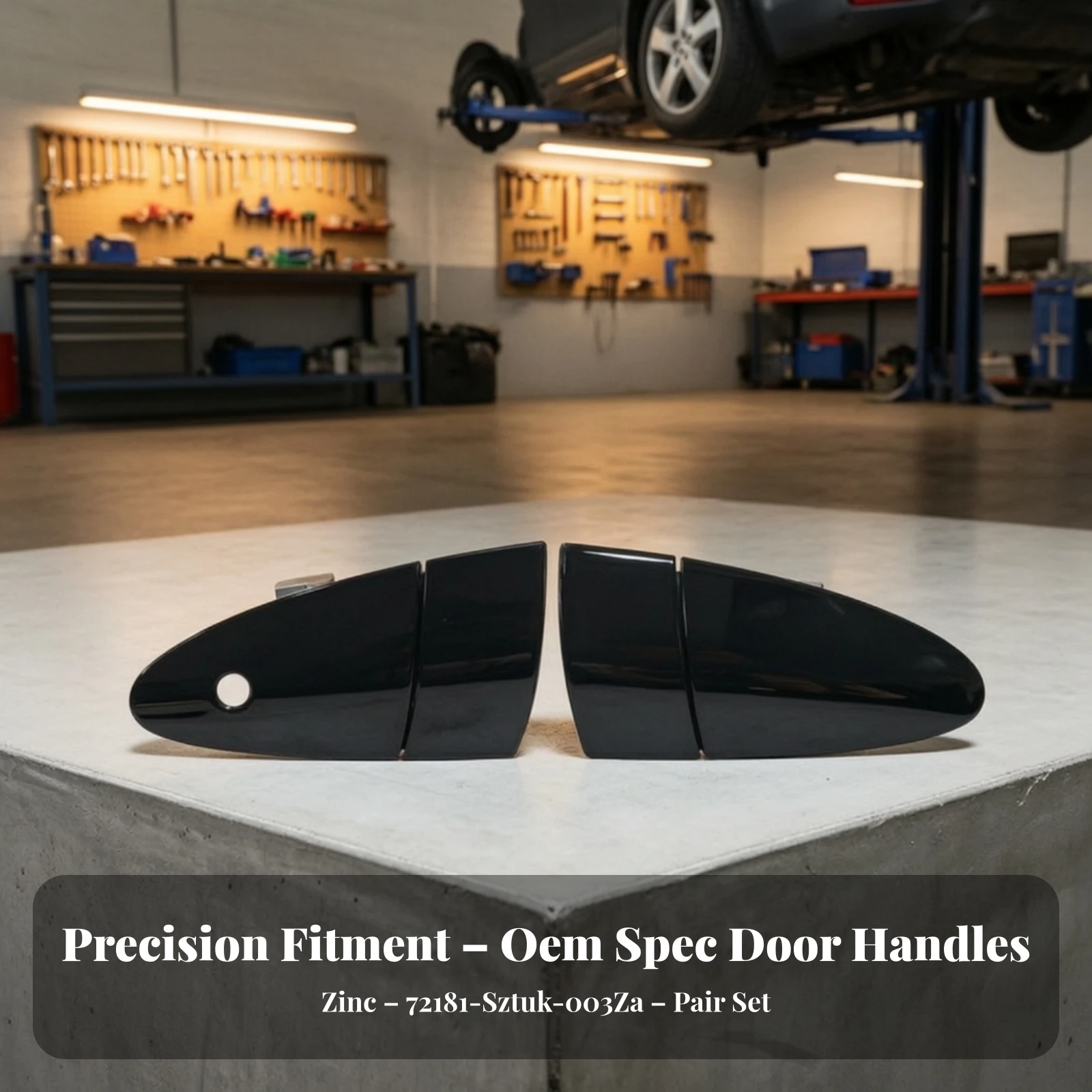 Exterior Door Handle Assembly Replacement Outer Door Handle for Mechanics