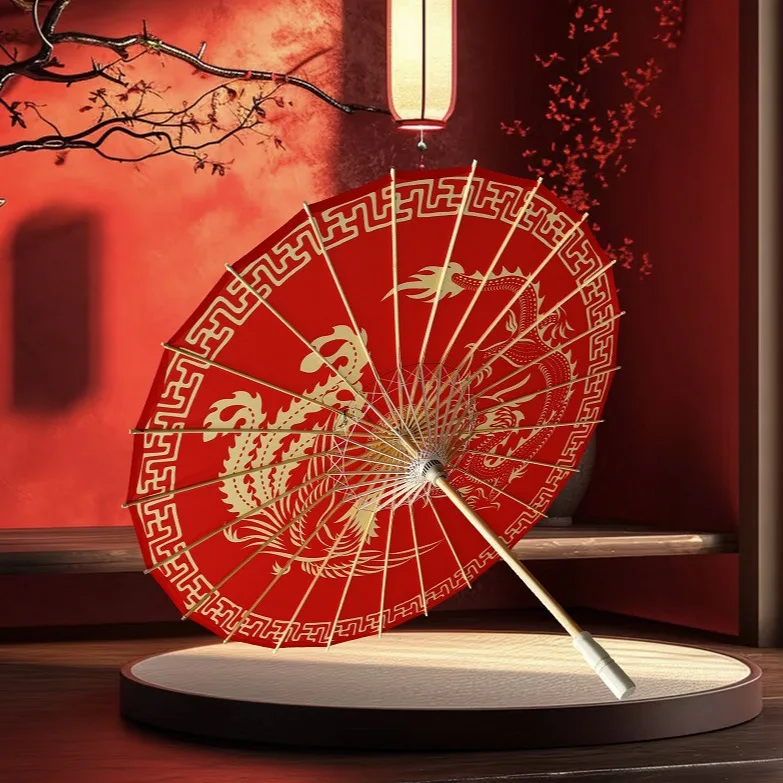 Wedding Umbrella Red Bride Umbrella Traditional Oil Paper Umbrella Ancient Chinese Decoration Parasol El Principito Corporate