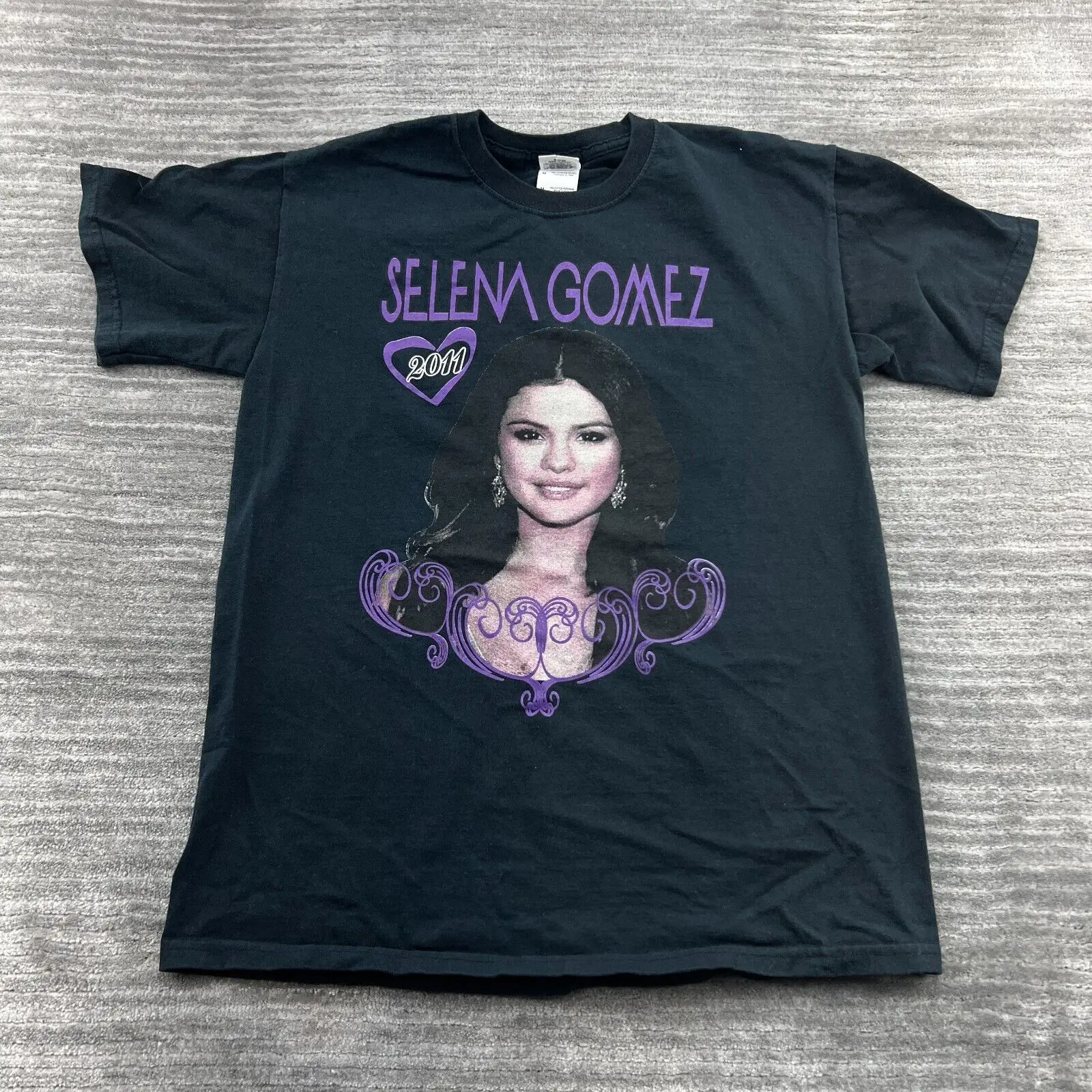 Selena Gomez Shirt Size M Adult 2011 The Scene Tour Music Concert Tee Black