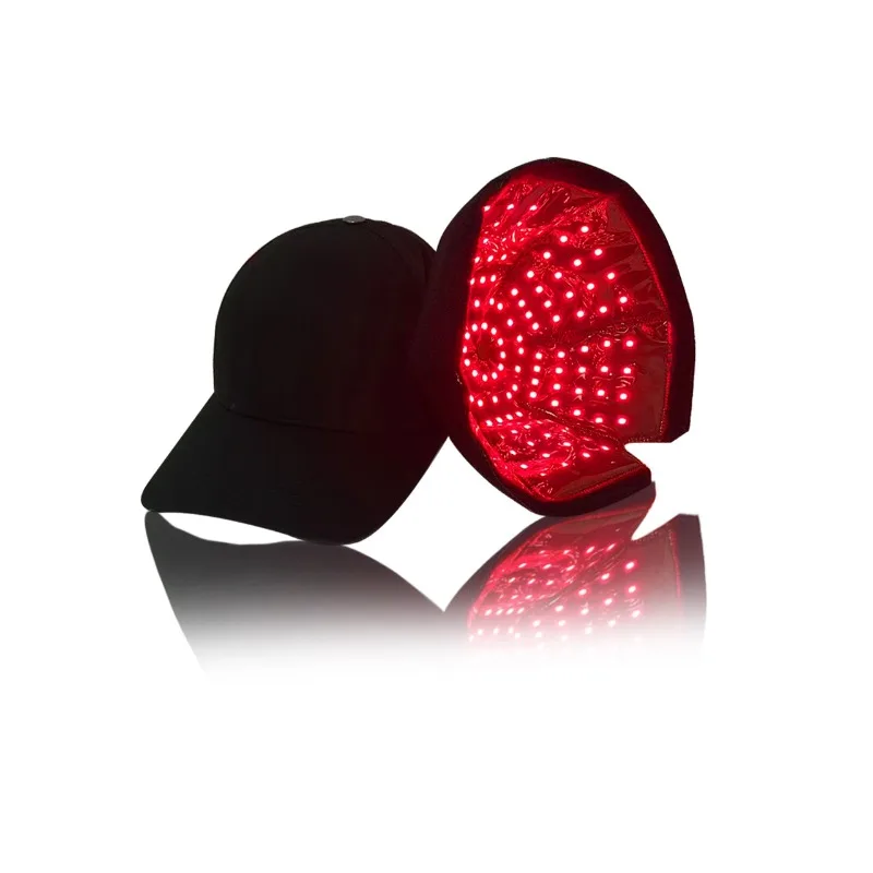 

Red light physiotherapy hat LED wearing hot compress to keep warm removable top hat shading