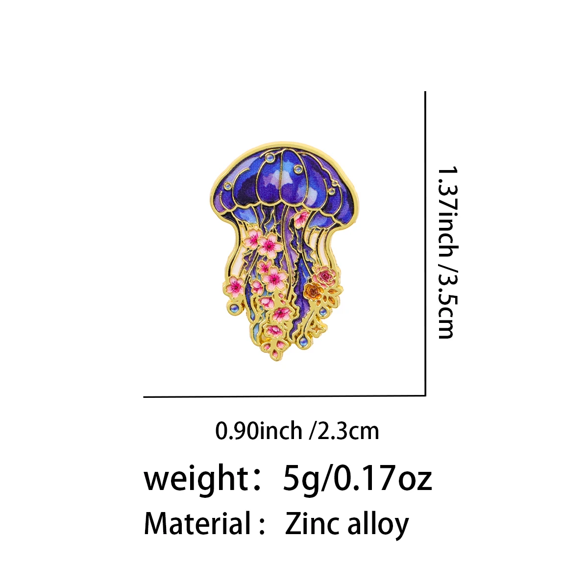Cartoon Marine Life Series Lapel Pins for Backpack Soft Enamel Pin Women Brooches for Clothes Men Badges Jewelry Accessories