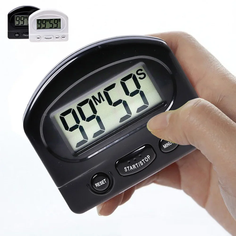 Home Count Down Kitchen Timer LCD Chef Mini Digital Display Screen Tool Minutes Cooking Seconds 4 button Reset