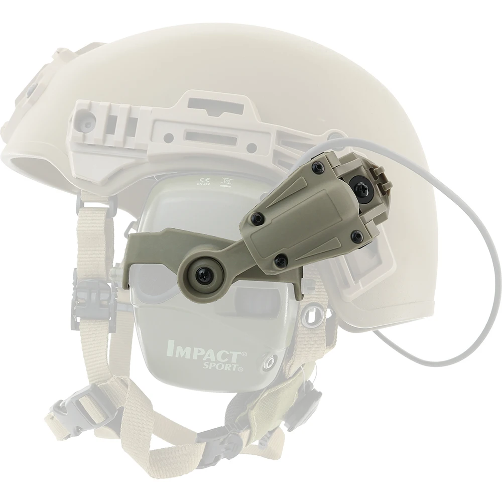 

Tactical headset Helmet Adapter WENDY Rail for Howard leight Impact Sport Electronic Shooting Earmuff Airsoft Shooting Headphone