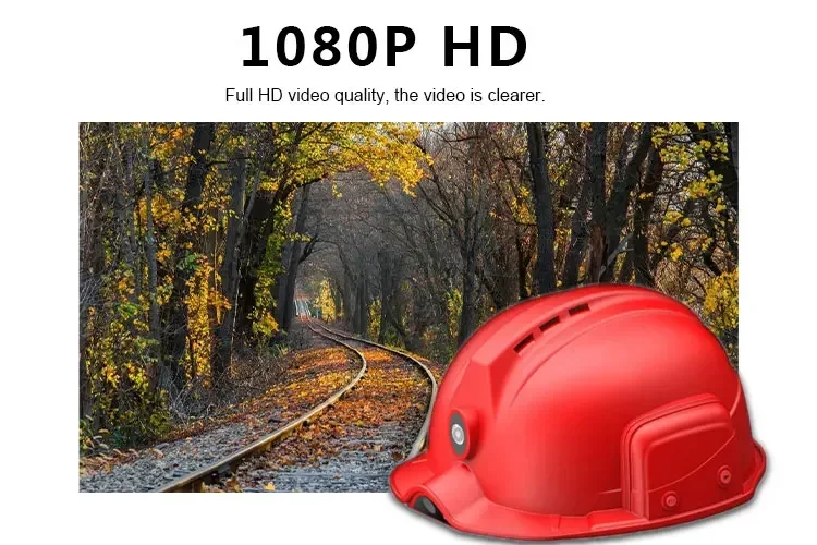2025ONETHINGCAM モデル ヘルメット カメラ TM68 4G ネットワーク GPS、BT、WIFI は、地下鉄、建設、鉱山での 4G ライブ ストリーミングを実現します