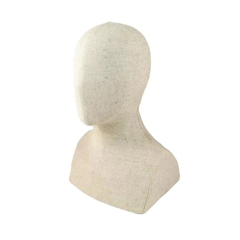 Male Mannequin Head Hat and Wigs Display Holder Rack with Imitation Texture for Fashion Enthusiasts and Shop Owners