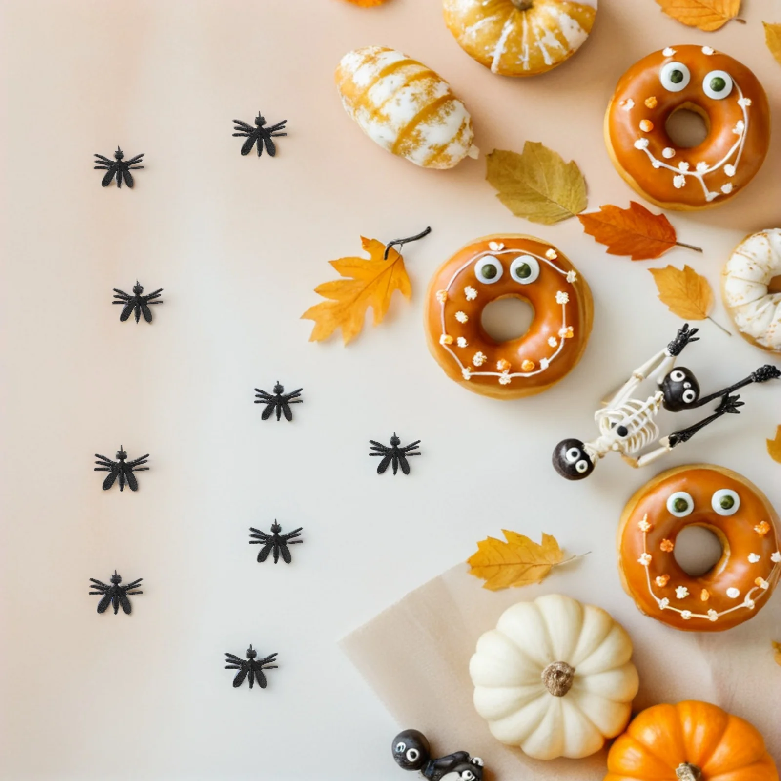 

200pcs Halloween Prank For Kids Fake Realistic Plastic Insect Decorations Party Favors Indoor Outdoor Mini Statues Desktop