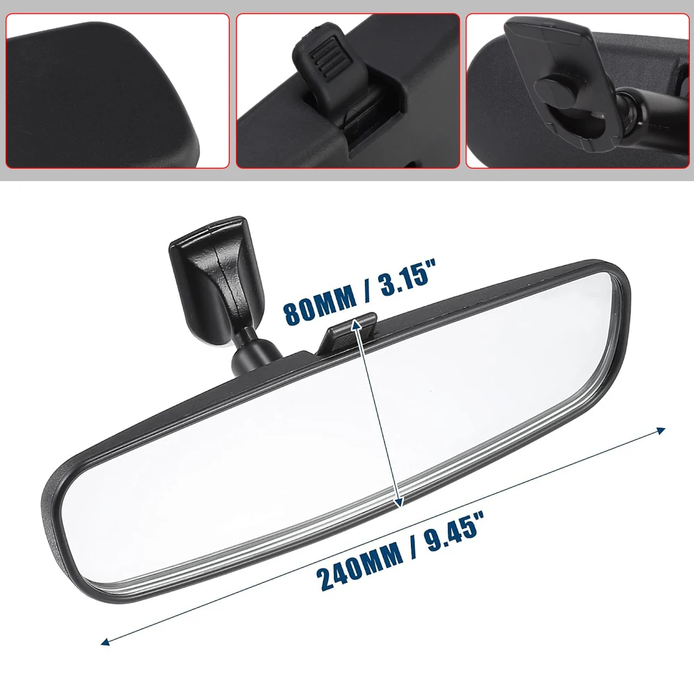 Car Interior Rear View Mirror For Subaru Impreza WRX STi 2006 2007 2008 2009 2010 2011 2012 2013 2014 92039FE000 92039FE001 - view 3
