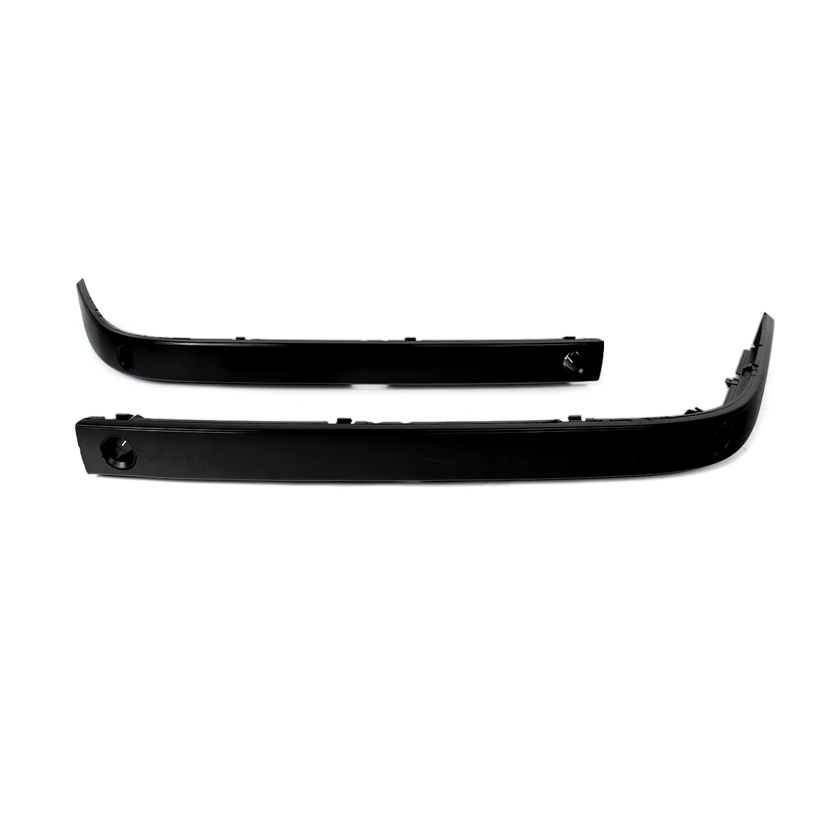 Bumper Decoration Replace For BMW 7 Series E38 740i 750iL 1995-2001 Glossy Black Front Bumper Face Bar Molding Trim