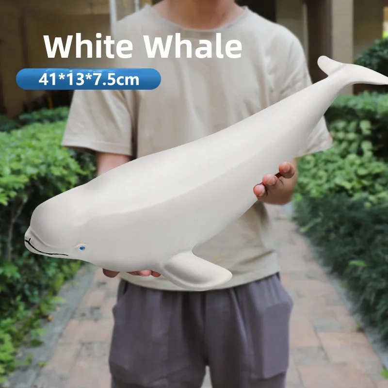 ألعاب حيوانات المحيط المطاطية الناعمة كبيرة الحجم، دمى الدولفين والحوت وسمك القرش من عالم تحت الماء، هدايا للأطفال والرضع