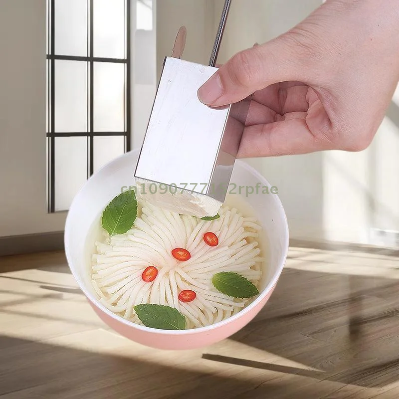 {NN72} Kreatywna forma ze stali nierdzewnej do krojenia tofu, ręczny krajalnica do tofu DIY, szybka krajalnica, narzędzie do krojenia tofu w kształcie chryzantemy