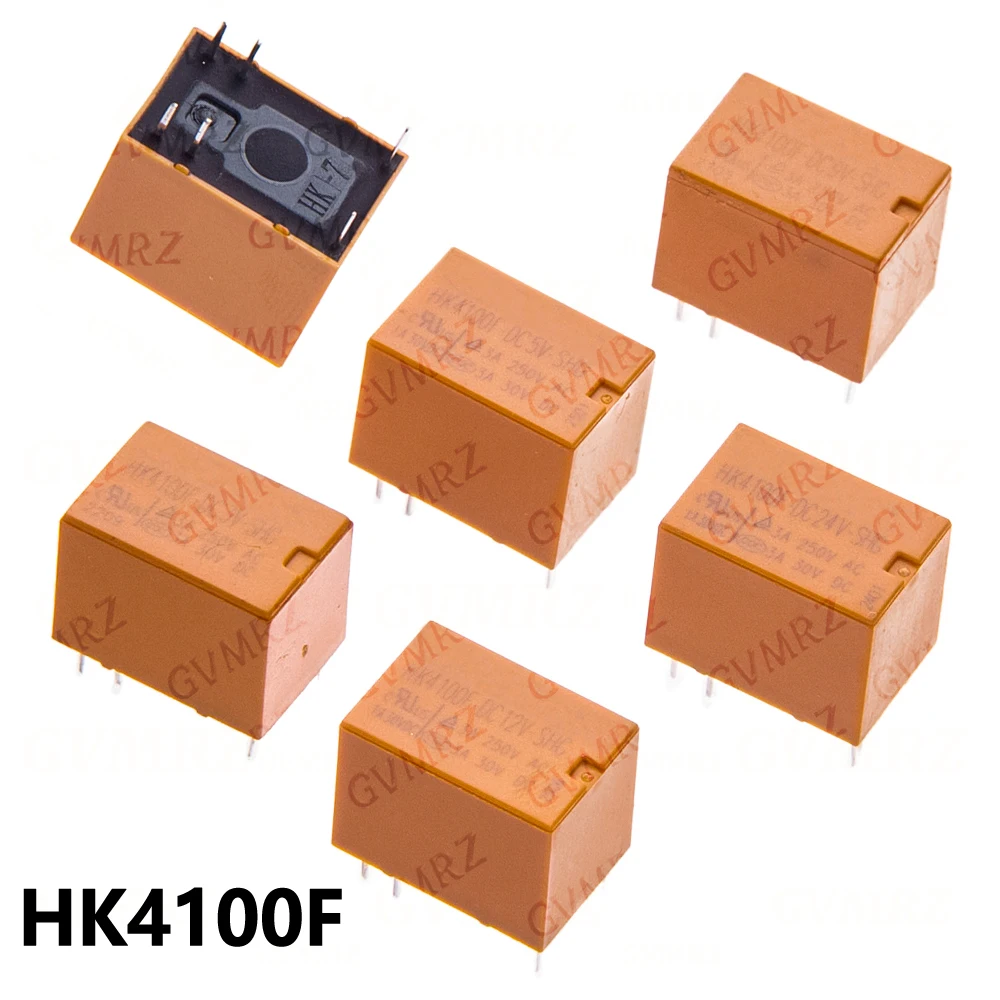 3V/5V/9V HK4100F-DC3V-SHG Relay 12V/24V HK4100F-DC12V-SHG HK4100F-DC5V-SHG 6 pin 3A HK4100F-DC24V-SHG